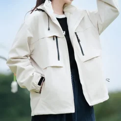 Women's Softshell Jacket Hiking Jacket Winter Outdoor Color Block Thermal Warm Windproof Water Resistant 3-in-1 Jacket Winter Jacket Fleece Jackets Traveling Black Ivory Pink Red Orange