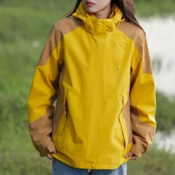Women's Softshell Jacket Hiking Jacket Winter Outdoor Thermal Warm Fleece Lining Windproof Water Resistant 3-in-1 Jacket Fleece Jackets Windbreaker Jacket Traveling Light Pink Black White Yellow Pink