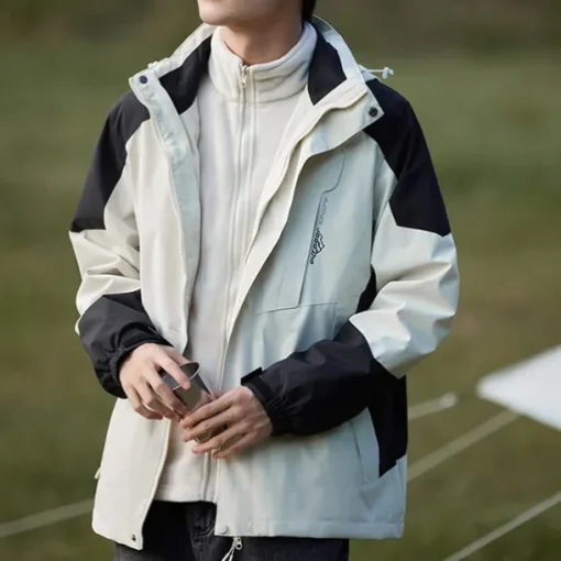 Women's Softshell Jacket Hiking Jacket Winter Outdoor Thermal Warm Fleece Lining Windproof Water Resistant 3-in-1 Jacket Fleece Jackets Windbreaker Jacket Traveling Light Pink Black White Yellow Pink