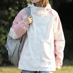 Women's Softshell Jacket Hiking Jacket Winter Outdoor Thermal Warm Fleece Lining Windproof Water Resistant 3-in-1 Jacket Fleece Jackets Windbreaker Jacket Traveling Light Pink Black White Yellow Pink