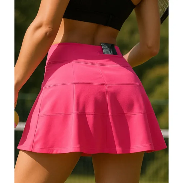 Women's Solid Colored Tennis Skirts Pleated Sweat-Wicking Moisture Wicking Breathable Tennis Golf Pickleball Black White Dark Navy Tennis Clothing