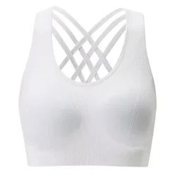 Women's Sports Bras High Impact Seamless Longline Sports Bra for Women Pack with Removable Pad Home Outfits