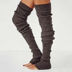 Women's Stockings Leg Warmers Boot Cuffs Party Gift Daily Retro Knit Cotton Casual Casual / Daily 1 Pair