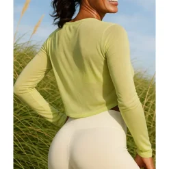 Women's Sweatshirt Running Top Running Shirt henley shirts Buttons Pullover Long Sleeve Top V Neck Breathable Lightweight Tennis Golf Running Sportswear Activewear Solid Colored Black White Brown