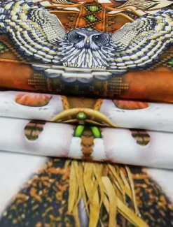 Women's Sweatshirt Tribal Street Dailywear Print Vintage Casual Crew Neck Long Sleeve Micro-elastic Fall Winter Comfrt Breathable Soft Fabric