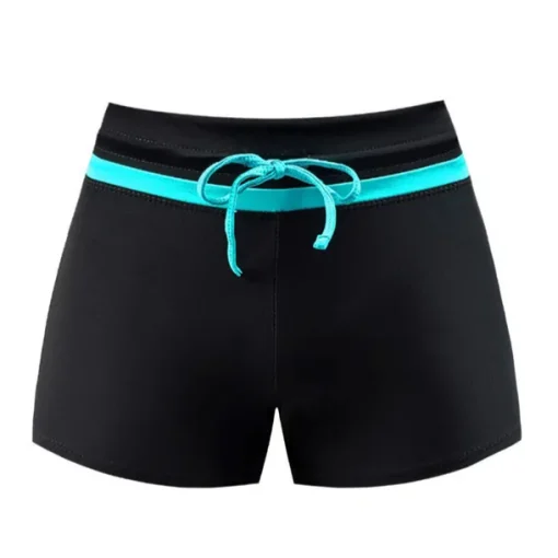 Women's Swim Trunks Swim Shorts Breathable Bottoms Swimming Beach Water Sports Patchwork Summer