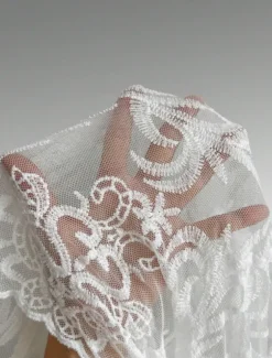 Women's Swimsuits Cover Up Swim Dress Swimsuit Lace Patchwork Vacation Beach Wear Solid Color V Neck Long Sleeve Bathing Suits