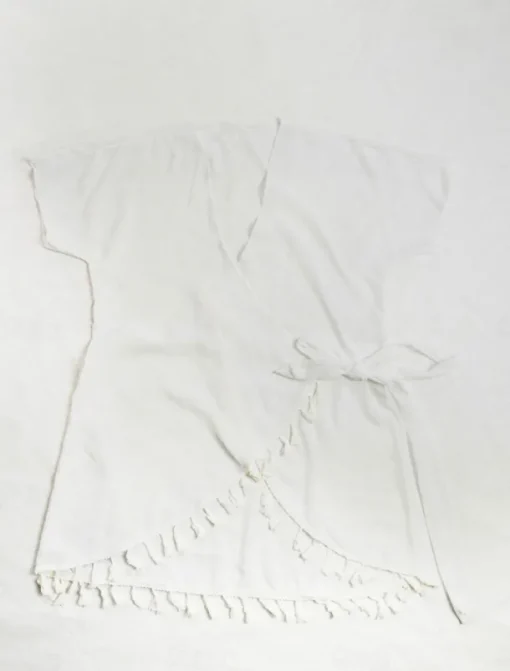 Women's Swimwear Cover Up Swim Dress Swimsuit Fringe Vacation Beach Wear Solid Color Sleeveless Bathing Suits