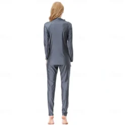 Women's Swimwear Swimsuits Religious Saudi Arabic Arabian Muslim Ramadan Adults Top Pants Headpiece