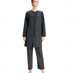 Women's Swimwear Swimsuits Religious Saudi Arabic Arabian Muslim Ramadan Adults Top Pants