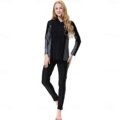 Women's Swimwear Swimsuits Religious Saudi Arabic Arabian Muslim Ramadan Adults Top Pants