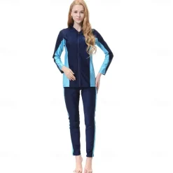 Women's Swimwear Swimsuits Religious Saudi Arabic Arabian Muslim Ramadan Adults Top Pants