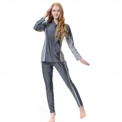 Women's Swimwear Swimsuits Religious Saudi Arabic Arabian Muslim Ramadan Adults Top Pants