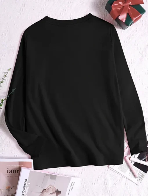 Women's T Shirt Heart Graphic Vintage Stylish Classic Long Sleeve Crew Neck Round Neck Regular Tops Daily Print Black Blue Khaki Rose Pink Summer Spring Fall