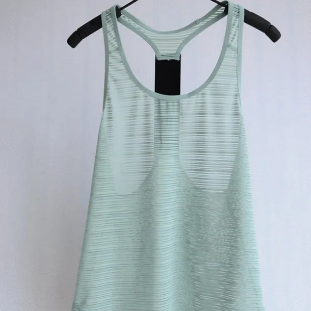 Women's Tank Top Quick Dry Comfortable Breathable Open Back Sleeveless Sports Solid Color Top For Gym Workout Fitness Yoga Activewear