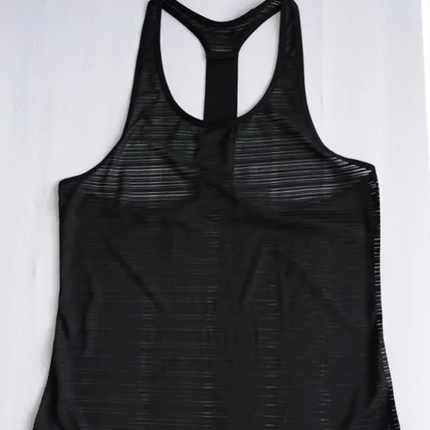 Women's Tank Top Quick Dry Comfortable Breathable Open Back Sleeveless Sports Solid Color Top For Gym Workout Fitness Yoga Activewear