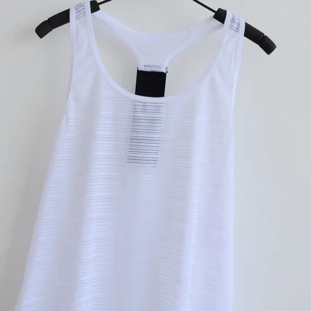 Women's Tank Top Quick Dry Comfortable Breathable Open Back Sleeveless Sports Solid Color Top For Gym Workout Fitness Yoga Activewear