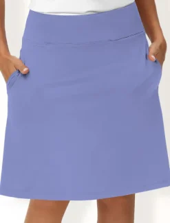 Women's Tennis Skirts Golf Skirts 19inch Pickleball Dark Pink Black White Sun Protection Tennis Clothing Ladies Golf Attire Clothes Outfits Wear Apparel