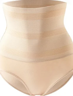 Women's Thong Shapewear High Waist Cincher Body Shaper Tummy Control Panties Slimming Briefs Home Outfits