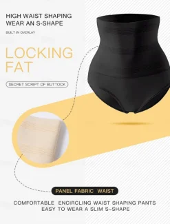 Women's Thong Shapewear High Waist Cincher Body Shaper Tummy Control Panties Slimming Briefs Home Outfits