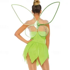 Women's Tinker Bell Fairy Dress Cosplay Costume Fairy Wings For Halloween Carnival Sexy Costume Adults' Dress