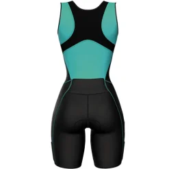 Women's Triathlon Tri Suit Sleeveless Mountain Bike MTB Road Bike Cycling Forest Green Black Pink Bike UV Resistant Breathable Quick Dry Spandex Sports Solid Color Patterned Geometic Clothing Apparel