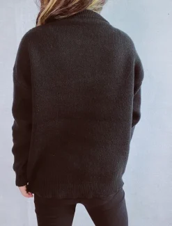 Women's Ugly Sweater Sweaters Crew Neck Ribbed Knit Knitted Fall Winter Outdoor Casual Soft Long Sleeve Tree Black Red