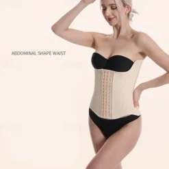 Women's Underbust Latex Sport Girdle Waist Trainer Corsets Hourglass Body Shaper corset 25 bone 29 high abdomen corset postpartum sports fitness