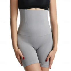 Women's Underwear Shorts Scrunch Butt Shorts Shapewear Fashion Casual Comfort Short High Waist Plain Tummy Control Butt Lift Comfort High Elasticity Home Daily Gym Black Red Brown Apricot Skinny