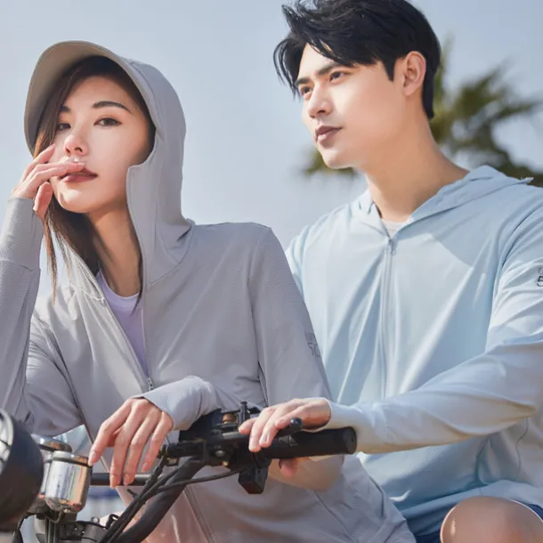 Women's UPF 50+ UV Sun Protection Zip Up Hoodie Long Sleeve Fishing Running Hiking Jacket Summer Outdoor Ventilation Ultraviolet Resistant Front Zipper Stretchy Jacket Climbing Beach Camping Caving