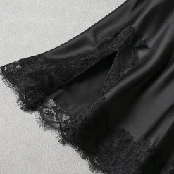 Women's Valentine Dress Sexy Pajamas Pjs Simple Casual Comfort Pure Color Home Party Valentine's Day Sleeveless V Wire Black White Navy Blue Summer Spring