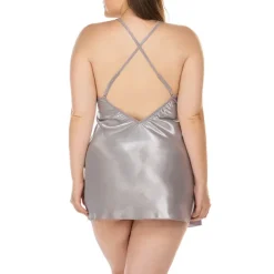 Women's Valentine Night Dress Sexy Lingerie Lace Babydoll Slips Nightwear Home Solid Colored Soft Sweet Light Blue Pink Strap Winter Home Outfits Date Night Outfit