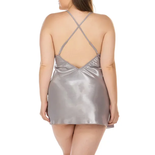 Women's Valentine Night Dress Sexy Lingerie Lace Babydoll Slips Nightwear Home Solid Colored Soft Sweet Light Blue Pink Strap Winter Home Outfits Date Night Outfit