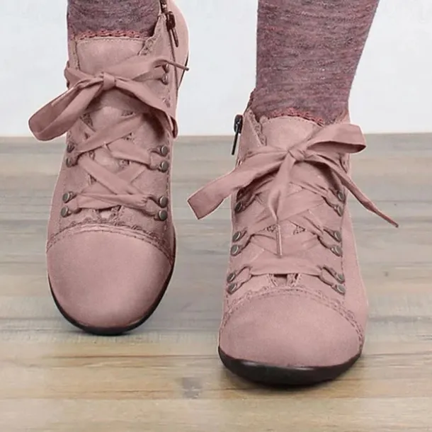 Women's Victorian Green Lace-Up Ankle Boots - Perfect for Vintage Themed Events and Unique Everyday Style