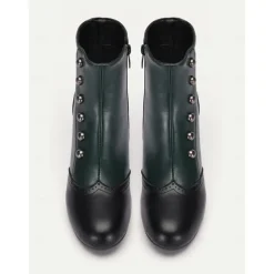 Women's Victorian-Style Buttoned Ankle Boots - Vintage-Inspired Footwear for Elegant Events and Everyday Wear