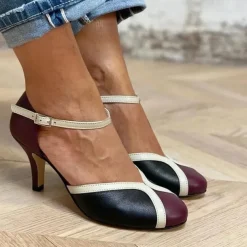 Women's Vintage Green & Gold Suede T-Strap Heels, Retro-Inspired Fashion Shoes for Special Occasions and Everyday Elegance