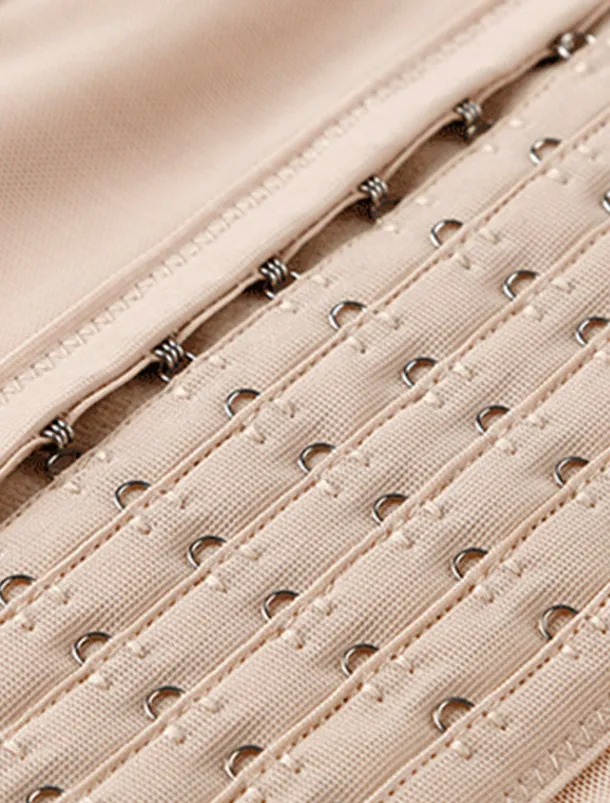 Women's Waist Trainer Corsets Shapewears Tummy Control Push Up Front Close Office Yoga Running Gym Sport Breathable Comfortable Pure Color Hook & Eye Home Outfits