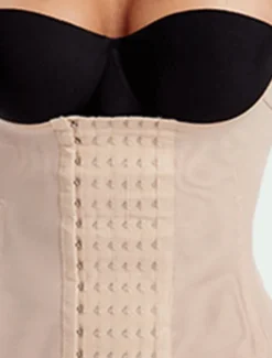 Women's Waist Trainer Corsets Shapewears Tummy Control Push Up Front Close Office Yoga Running Gym Sport Breathable Comfortable Pure Color Hook & Eye Home Outfits