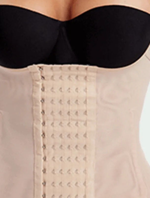 Women's Waist Trainer Corsets Shapewears Tummy Control Push Up Front Close Office Yoga Running Gym Sport Breathable Comfortable Pure Color Hook & Eye Home Outfits