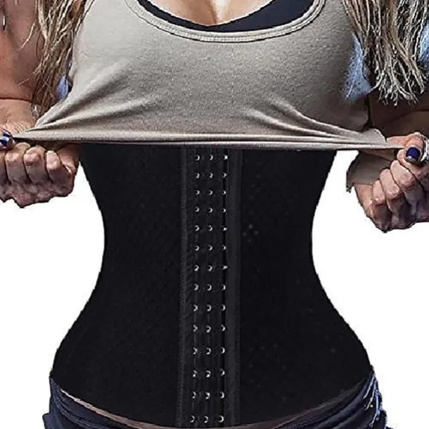 Women's Waist Trainer Shapewears Tummy Control Push Up Front Close Office Yoga Running Gym Plus Size Sport Breathable Solid Color Hook & Eye Home Outfits