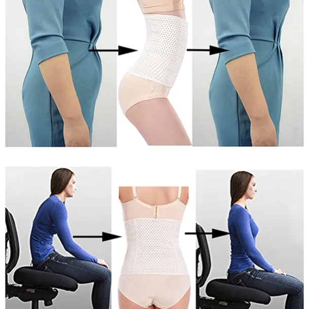 Women's Waist Trainer Shapewears Tummy Control Push Up Front Close Office Yoga Running Gym Plus Size Sport Breathable Solid Color Hook & Eye Home Outfits