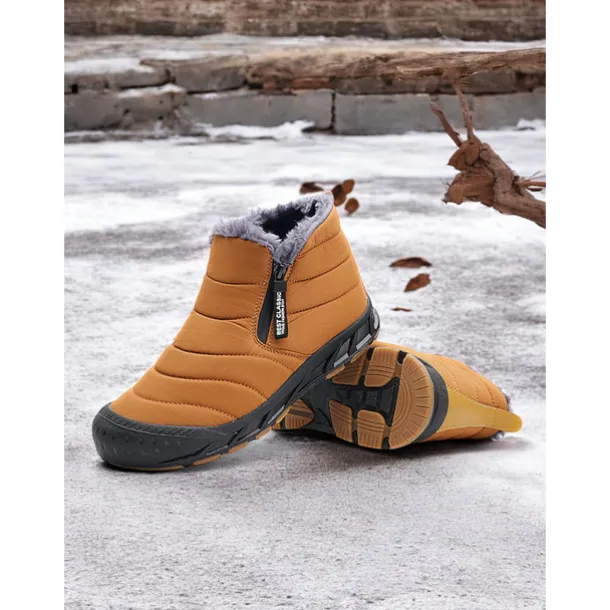 Women's Waterproof Warm Winter Ankle Boots with Plush Lining – Non-Slip Outdoor Snow Shoes for Cold Weather