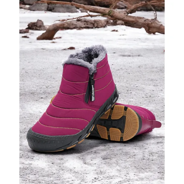 Women's Waterproof Warm Winter Ankle Boots with Plush Lining – Non-Slip Outdoor Snow Shoes for Cold Weather