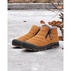 Women's Waterproof Warm Winter Ankle Boots with Plush Lining – Non-Slip Outdoor Snow Shoes for Cold Weather