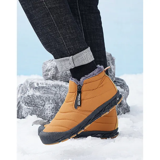 Women's Waterproof Warm Winter Ankle Boots with Plush Lining – Non-Slip Outdoor Snow Shoes for Cold Weather