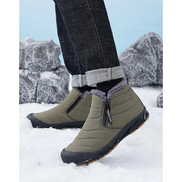 Women's Waterproof Warm Winter Ankle Boots with Plush Lining – Non-Slip Outdoor Snow Shoes for Cold Weather