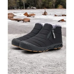 Women's Waterproof Warm Winter Ankle Boots with Plush Lining – Non-Slip Outdoor Snow Shoes for Cold Weather