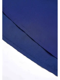 Women's Wedding Guest Cocktail Dress Chiffon Daily Fashion Patchwork Sequin Casual Elegant Two Piece Dress Set Fall Winter Midi Dress Crew Neck 3/4 Length Sleeve Plain Navy Blue