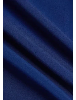 Women's Wedding Guest Cocktail Dress Chiffon Daily Fashion Patchwork Sequin Casual Elegant Two Piece Dress Set Fall Winter Midi Dress Crew Neck 3/4 Length Sleeve Plain Navy Blue