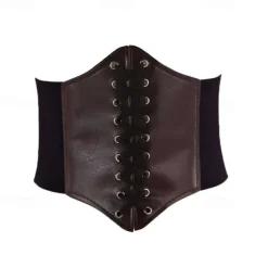 Women's Wide Belt Corset Belt PU Leather Buckle Free Geometric Formal Party Daily White Black Red Coffee